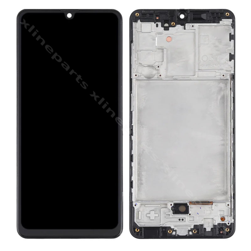 LCD Complete Frame Samsung A31 A315 black OLED