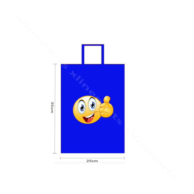 Shopping Bag Smile 35*25*10cm blue