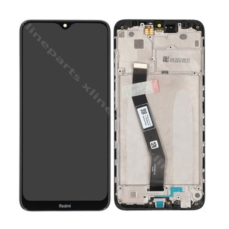LCD Complete Frame Xiaomi Redmi 8/ Redmi 8A/ Redmi 8A Pro black (Original)