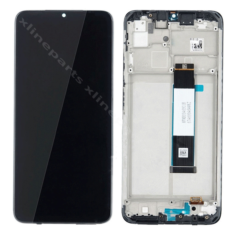 LCD Complete Frame Xiaomi Redmi 9T black (Original)