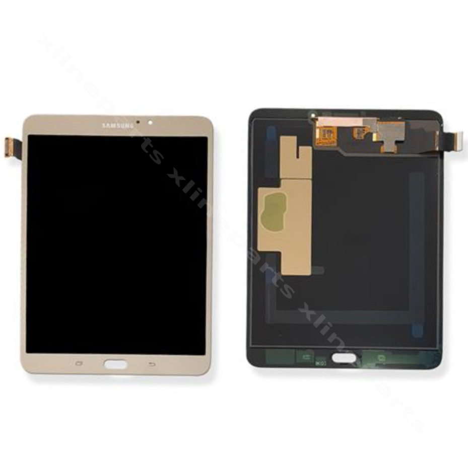 Полный ЖК-дисплей Samsung Tab S2 8 дюймов T715 золотой (оригинал) OEM
