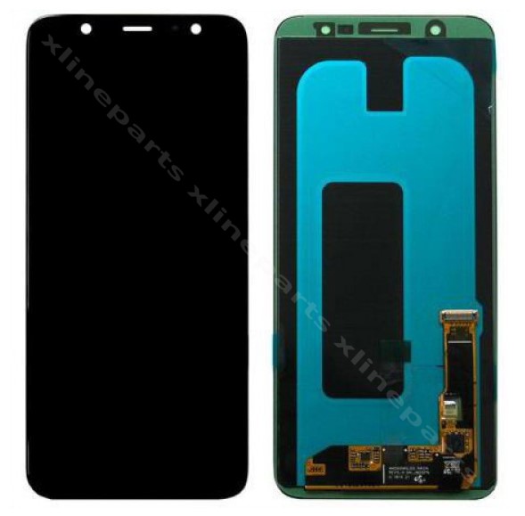LCD Complete Samsung A6 Plus (2018) A605 black (Original)