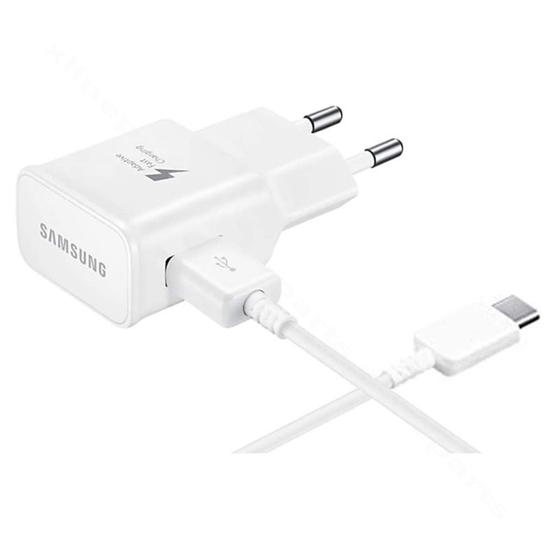 Charger USB with USB to USB-C Cable Samsung 15W EU white bulk