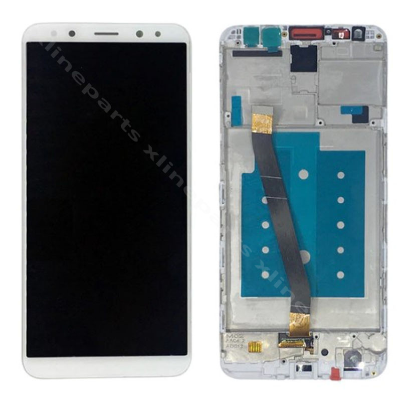 LCD Complete Frame Huawei Mate 10 Lite white OEM