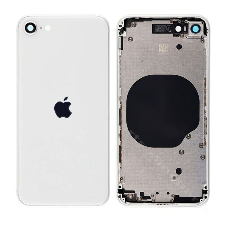 Задняя аккумуляторная и средняя крышка Apple iPhone SE (2020) белый