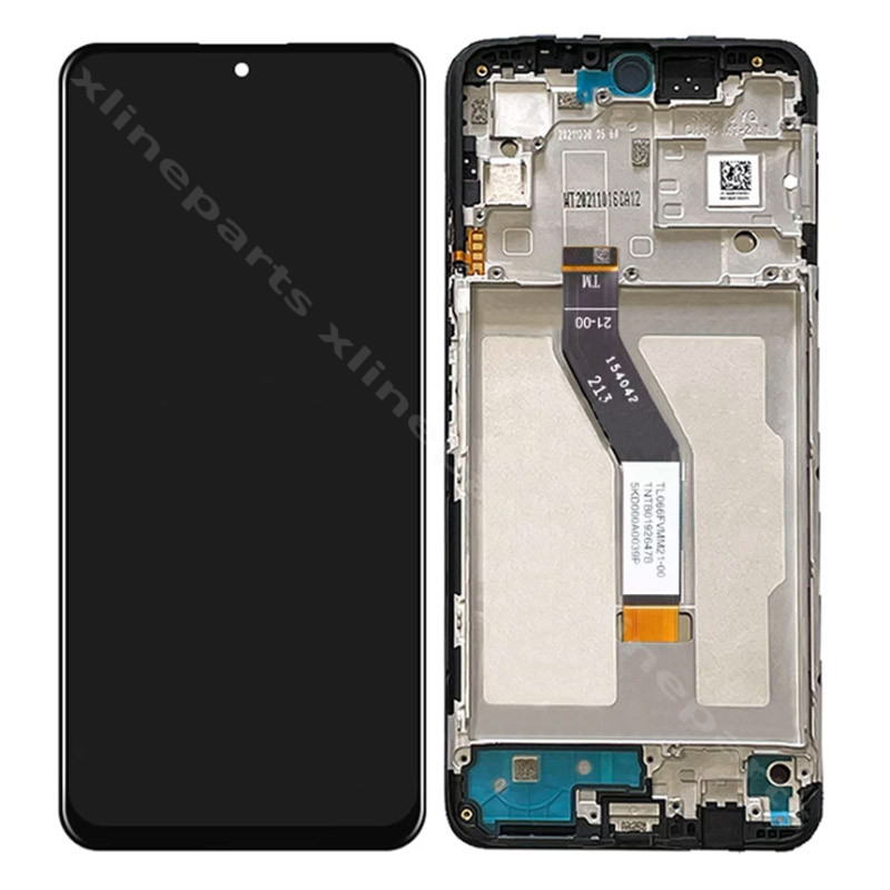 Πλήρες πλαίσιο LCD Xiaomi Poco M4 Pro 5G/ Redmi Note 11T μαύρο OCG