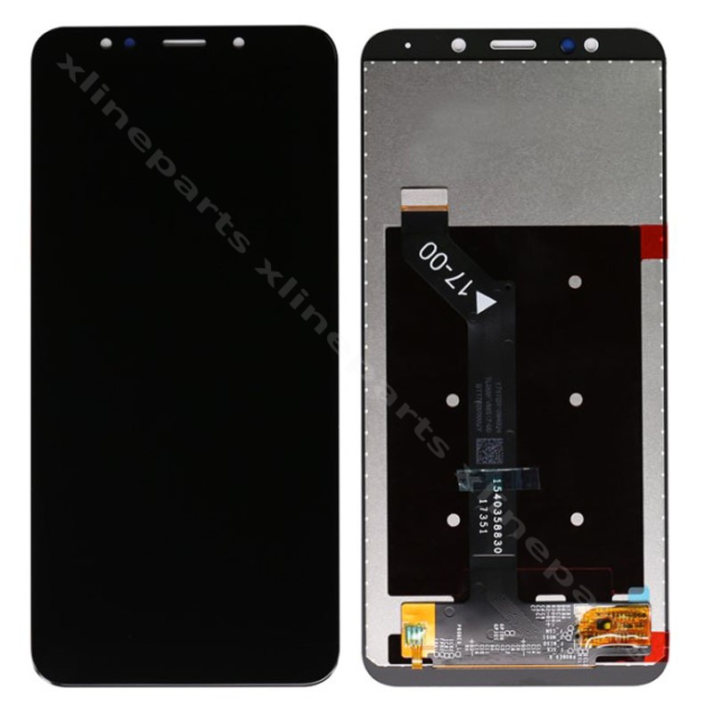 ЖК-дисплей в сборе Xiaomi Redmi 5 Plus (Redmi Note 5) черный OCG (17-00)