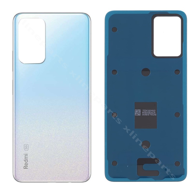 Задняя крышка аккумуляторного отсека Xiaomi Redmi Note 11T белая OEM