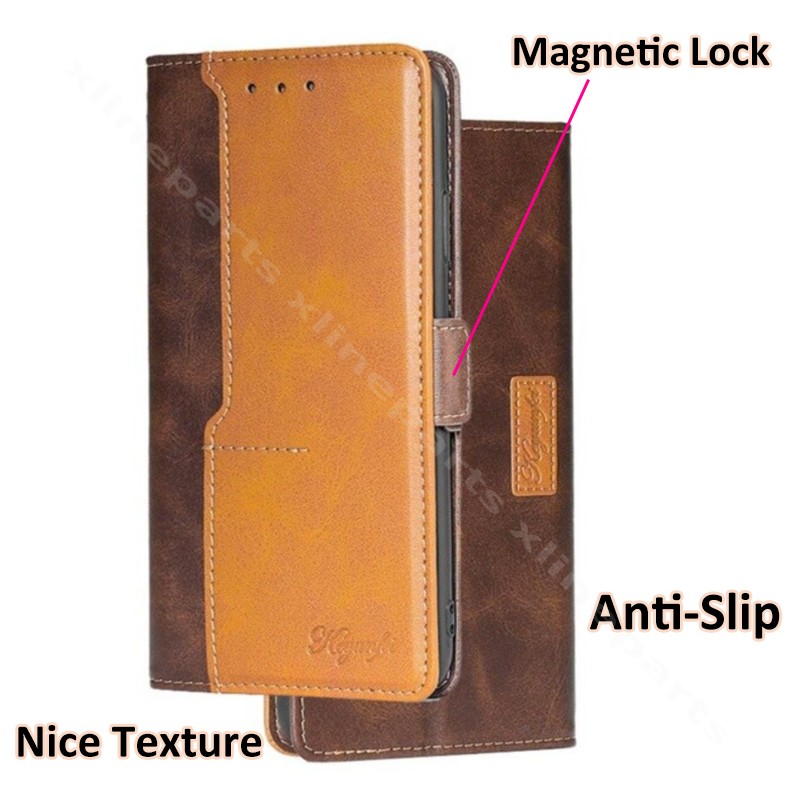 Флип-чехол Silica Samsung A01 Core A013 коричневый