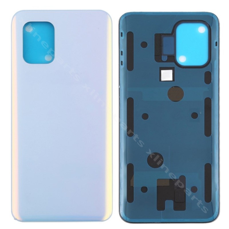 Back Battery Cover Xiaomi Mi 10 Lite 5G white (Original)