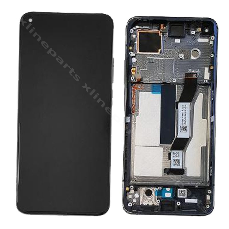 LCD Complete Frame Xiaomi Mi 10T 5G/ Mi 10T Pro 5G black (Original)