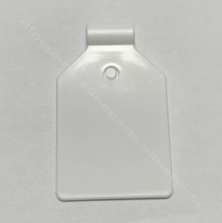 Plastic Price Tag 2.0x2.5cm white