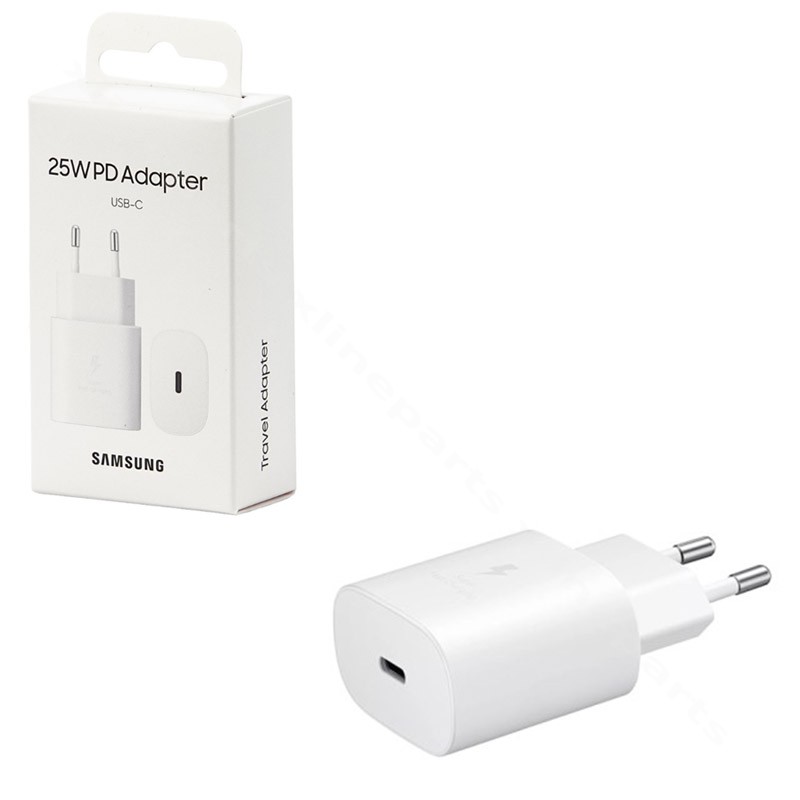 Charger USB-C Samsung 25W EU white