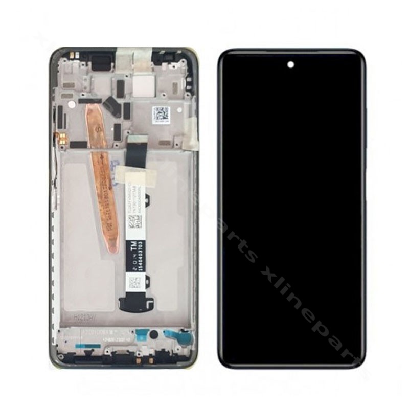 LCD Complete Frame Xiaomi Poco X3/ Poco X3 Pro black (Original)