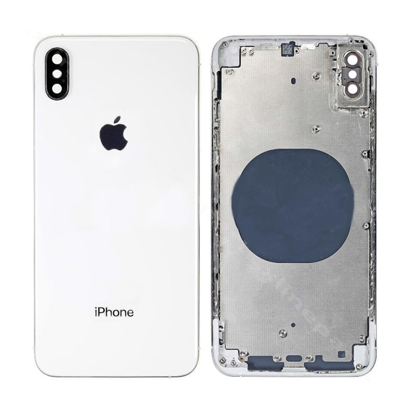 Back Battery and Middle Cover Apple iPhone XS silver