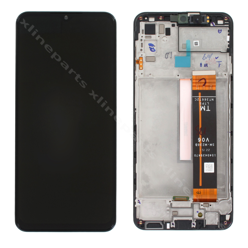 LCD Complete Frame Samsung M23 M236 black (Original)