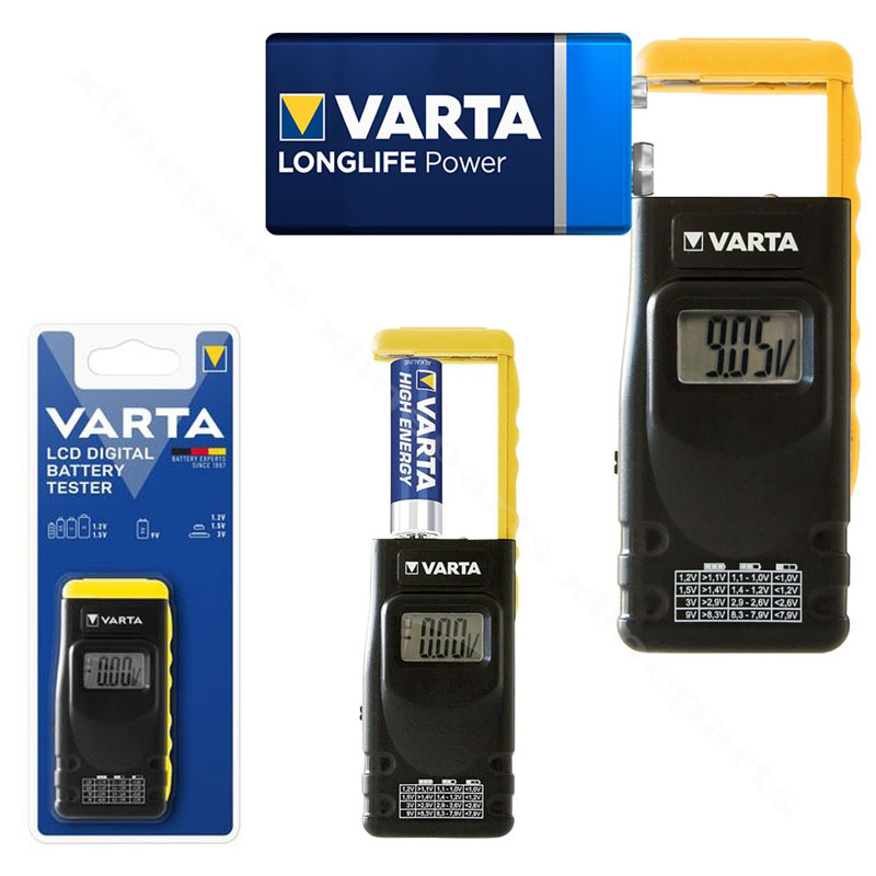 Цифровой тестер аккумуляторов Varta LCD