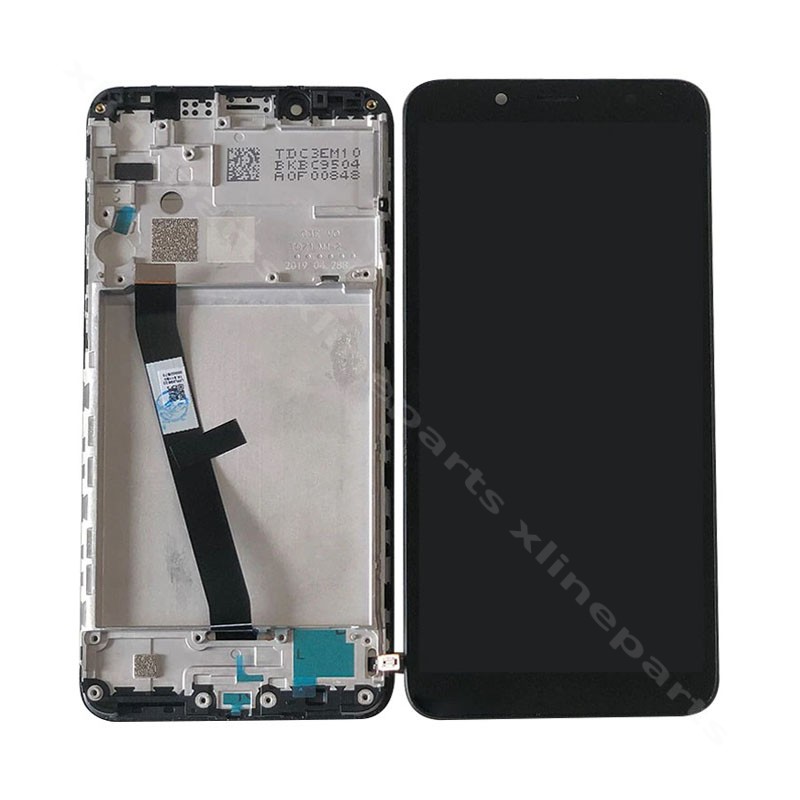 LCD Complete Frame Xiaomi Redmi 7A black OEM
