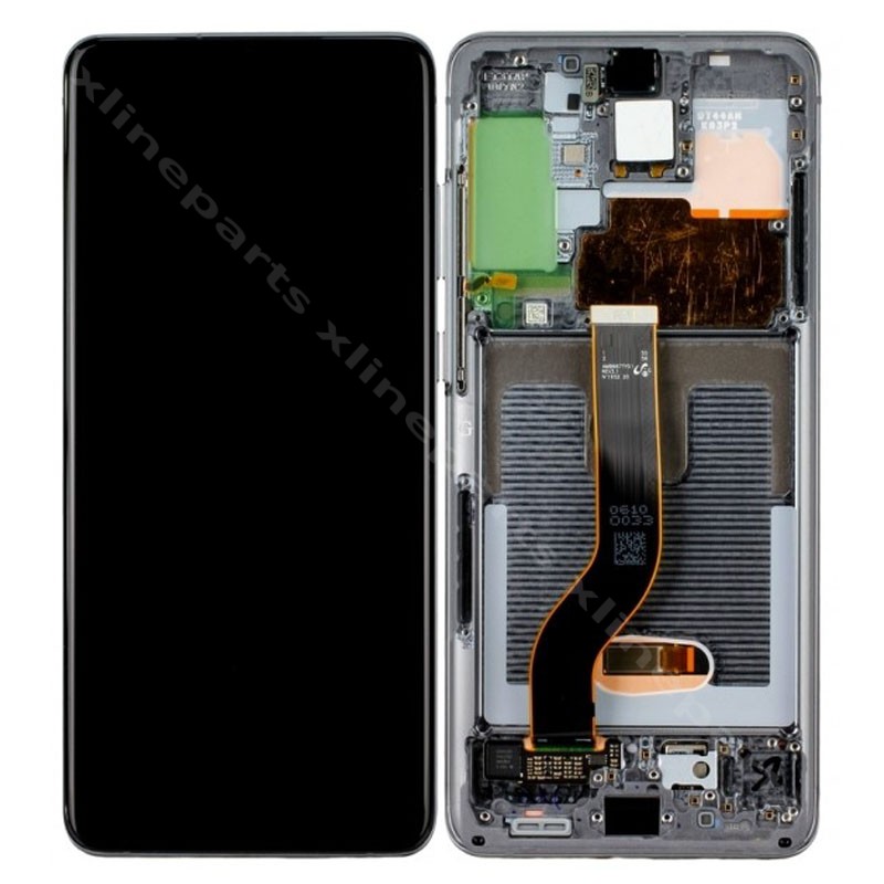 LCD Complete Frame Samsung S20 Plus G985/ G986 cosmic gray (Original)