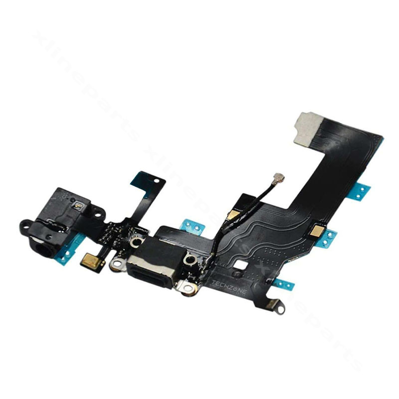 Flex Connector Charging Port and Headphone Jack Apple iPhone 5G black