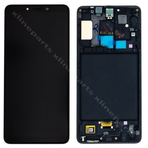 LCD Complete Frame Samsung A9 (2018) A920 black (Original)