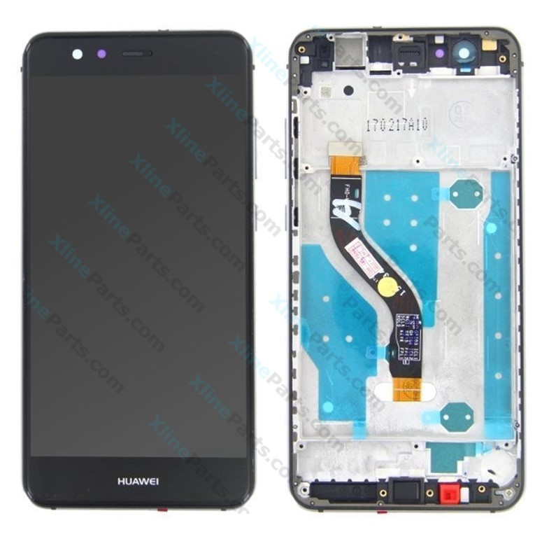 LCD Complete Frame Huawei P10 Lite black OEM
