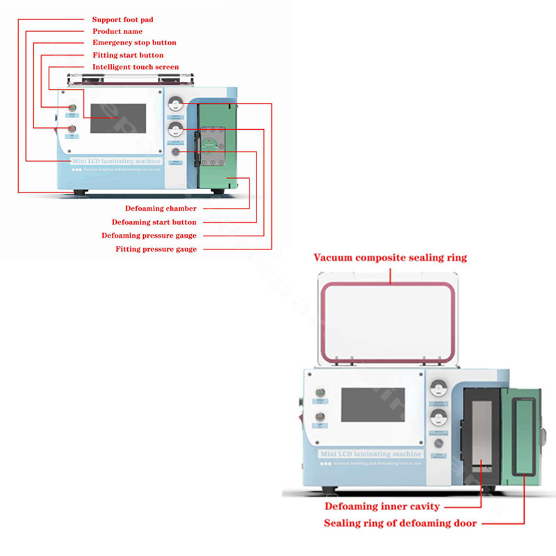 Laminating and Deforming LCD 2-in-1 T1030