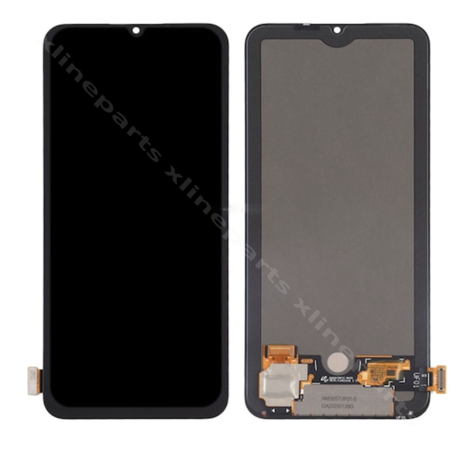 LCD Complete Xiaomi Mi 10 Lite 5G black- OEM