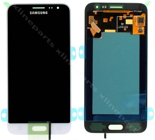 ЖК в сборе Samsung J3 (2016) J320 белый (Оригинал)