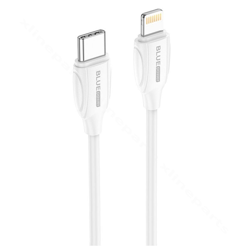 Кабель USB-C на Lightning 2.4А 1м белый