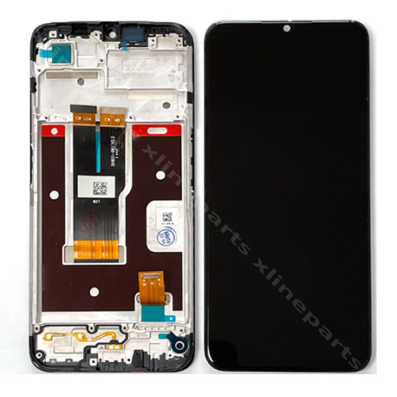 LCD Complete Frame Realme C30 black