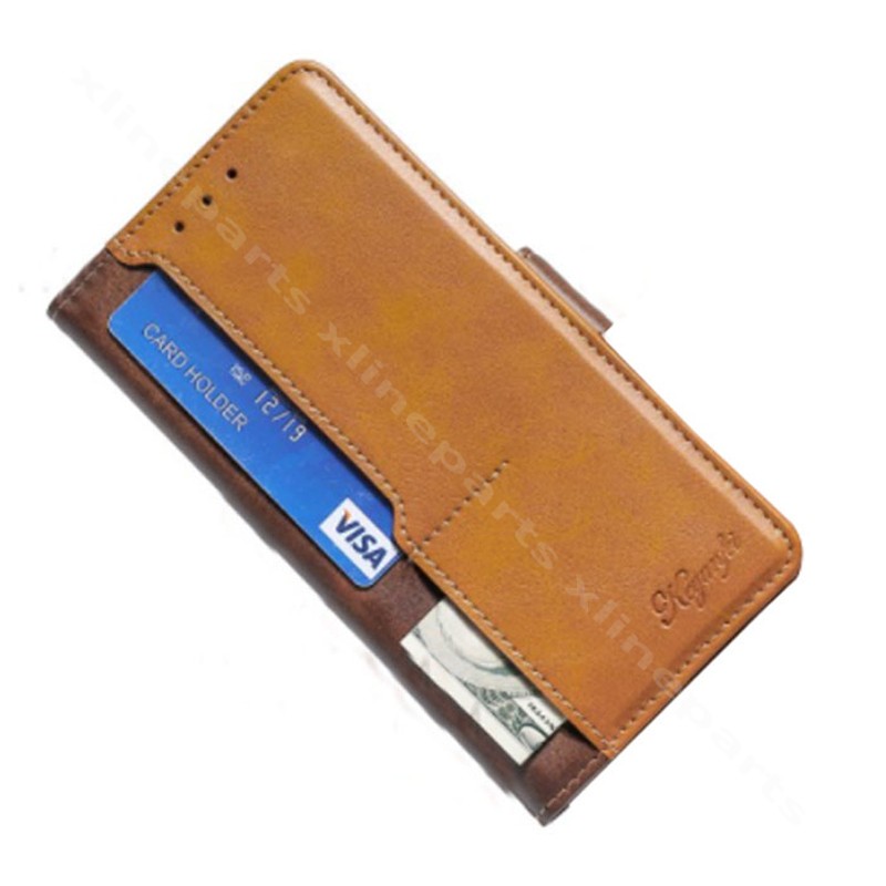 Flip Case Silica Samsung A01 Core A013 brown