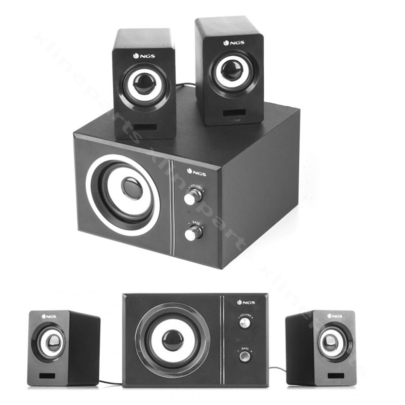 Speaker NGS Sugar 2.1 with Subwoofer 20W USB Power black