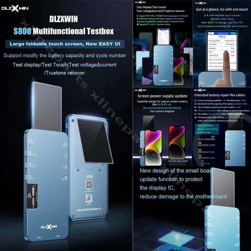 DLZX S800 Testbox Display and Touch Multi-function Tester