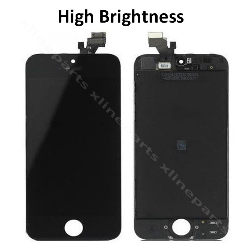 Πλήρης LCD Apple iPhone 5G μαύρο Υψηλή φωτεινότητα