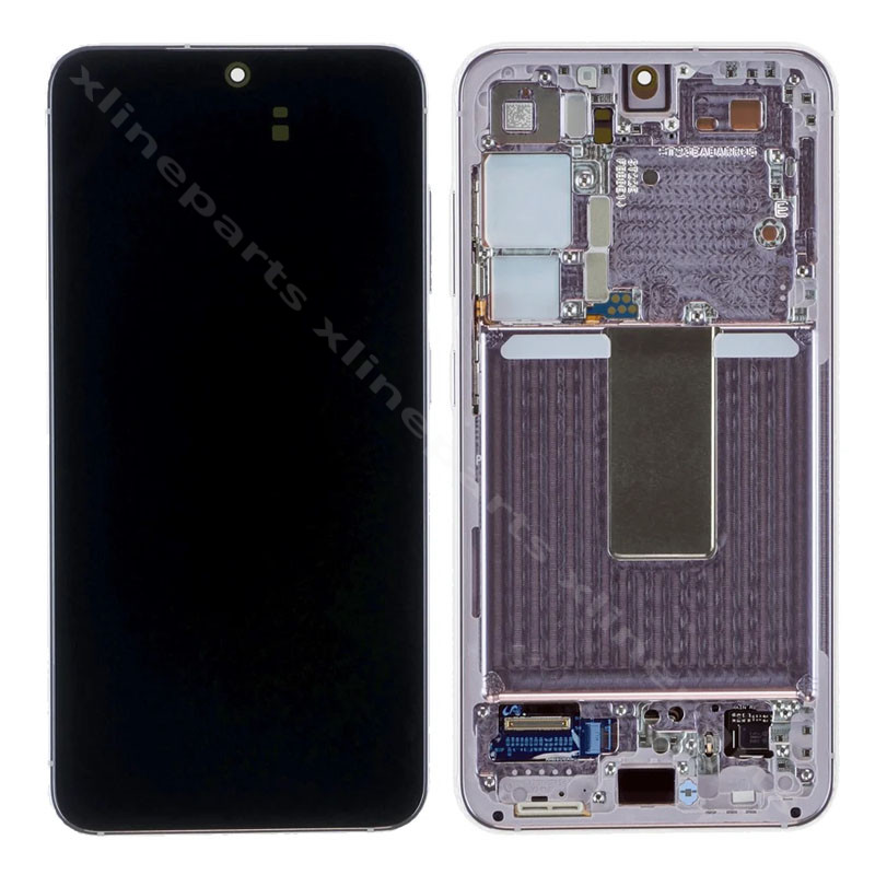 Πλήρες πλαίσιο LCD Samsung S23 S911 lavender (Πρωτότυπο)