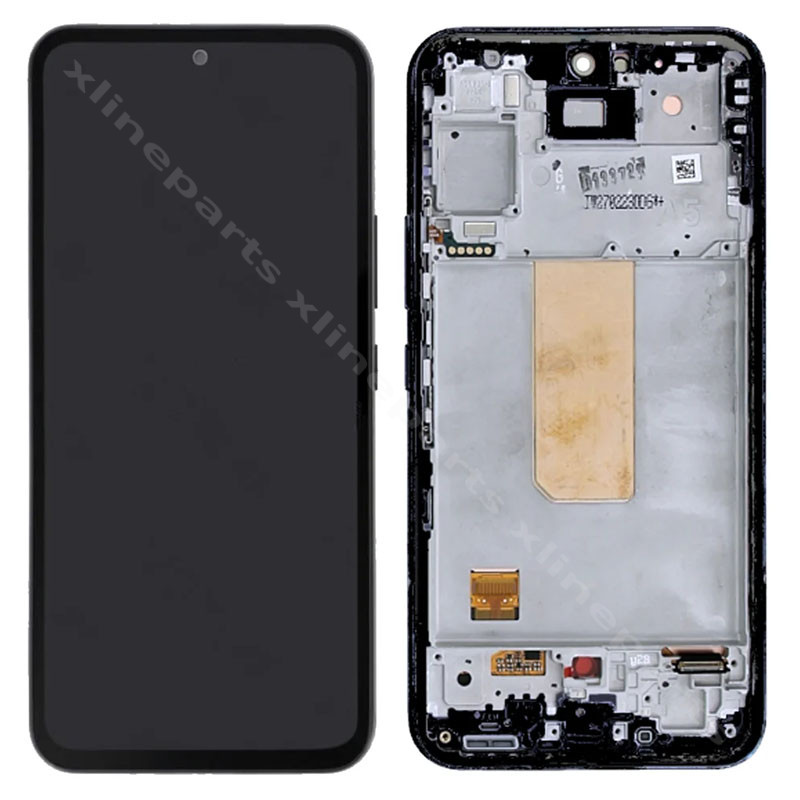 LCD Complete Frame Samsung A54 A546 graphite black (Original)