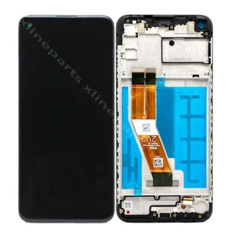 ЖК-дисплей в полной рамке Samsung A11 A115 черный (оригинал)