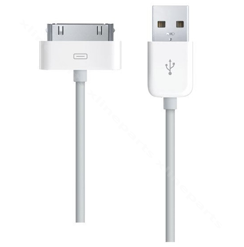 Cable USB to 30 Pin Apple 1m white bulk