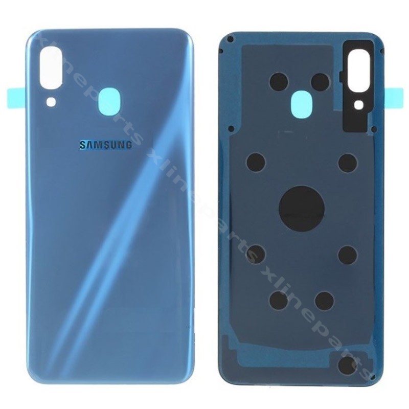 Back Battery Cover Samsung A30 A305 blue OEM