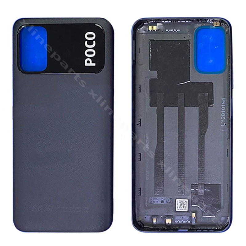 Back Battery Cover Xiaomi Poco M3 black