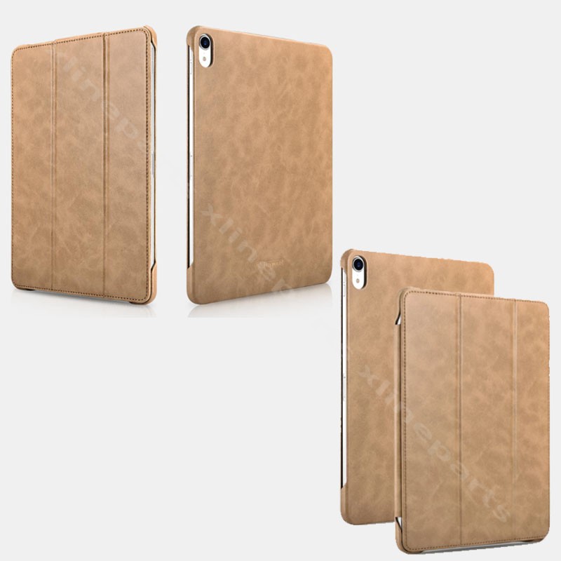 Чехол для планшета iCarer из микрофибры Apple iPad Pro 12,9&quot; (2018-2022) коричневый