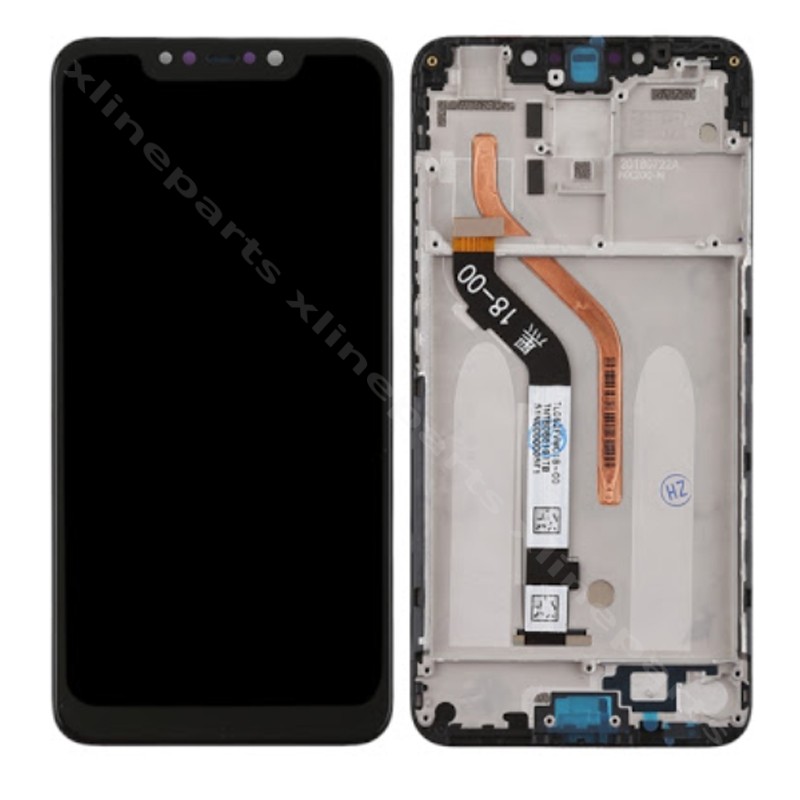 LCD Complete Frame Xiaomi Pocophone F1 Black OEM