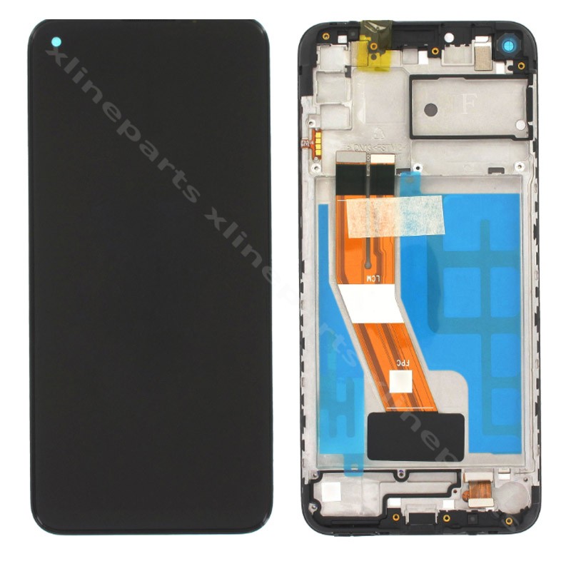 LCD Complete Frame Samsung M11 M115 black (Original)