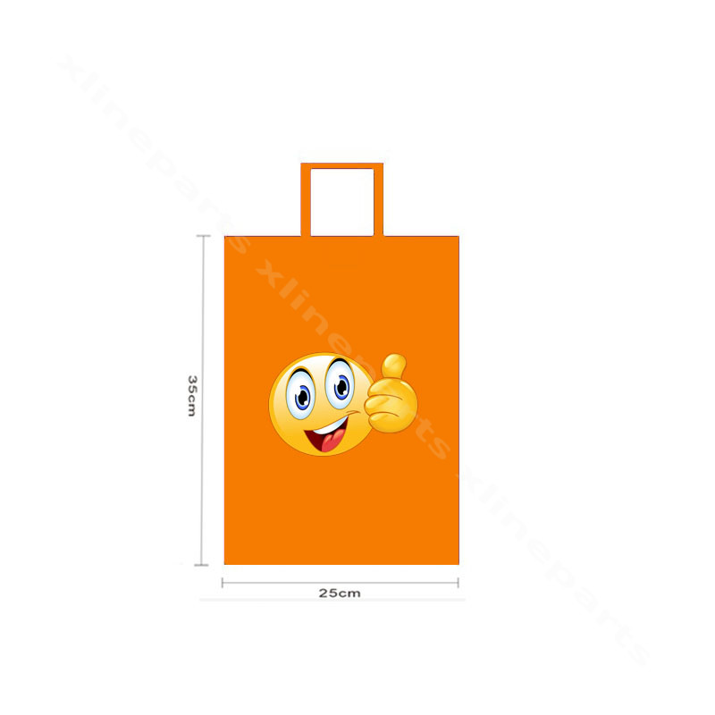 Shopping Bag Smile 35*25*10cm orange