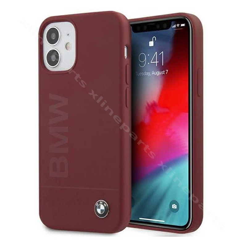 Back Case BMW Edition Printed Logo Apple iPhone 12 Mini red