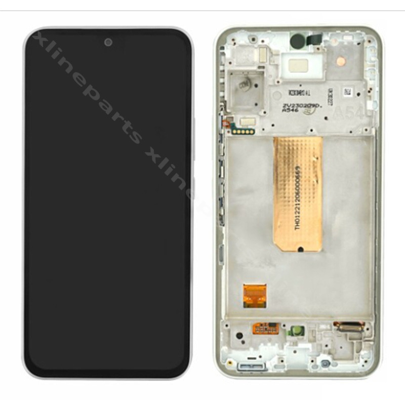 LCD Complete Frame Samsung A54 A546 white (Original)
