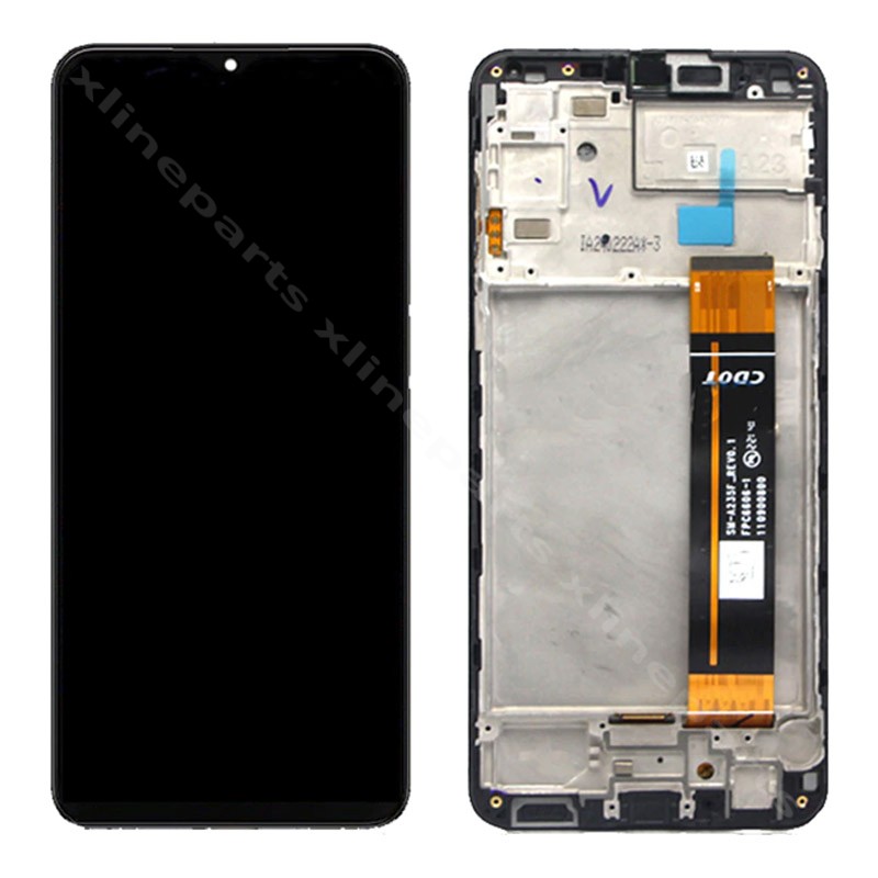 LCD Complete Frame Samsung A23 4G A235 black- (Original)