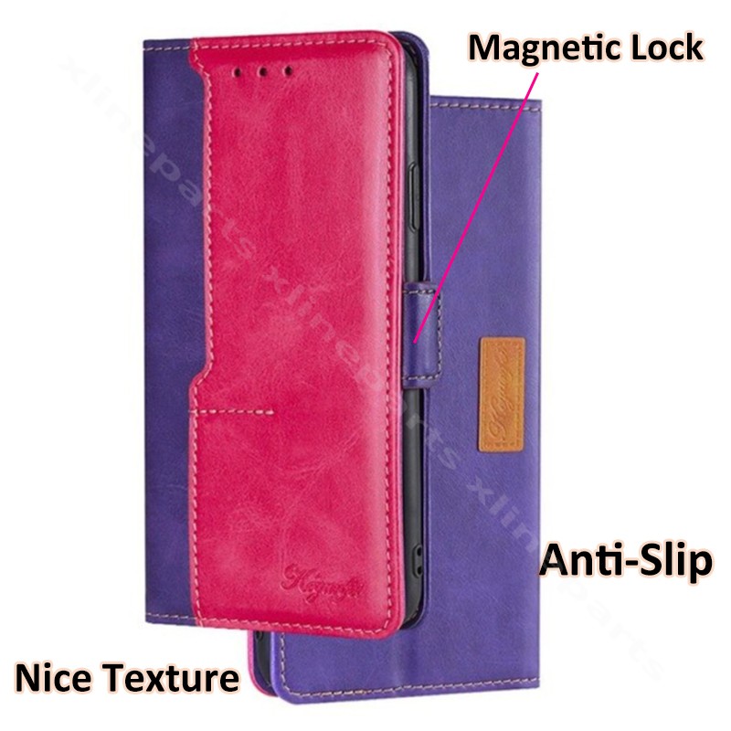 Flip Case Silica Samsung A20s A207 purple