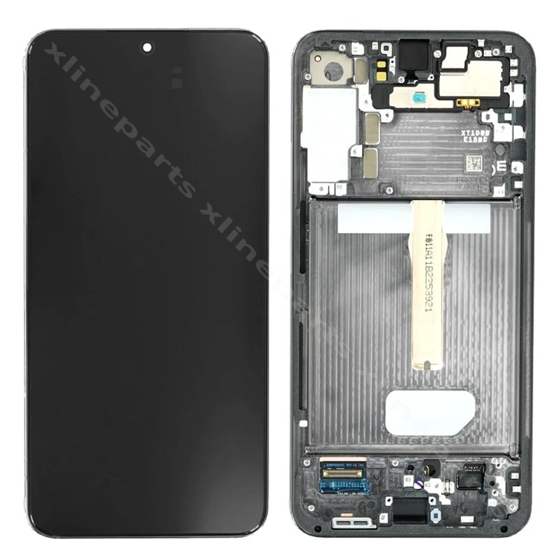 LCD Complete Frame Samsung S22 Plus S906 black (Original)